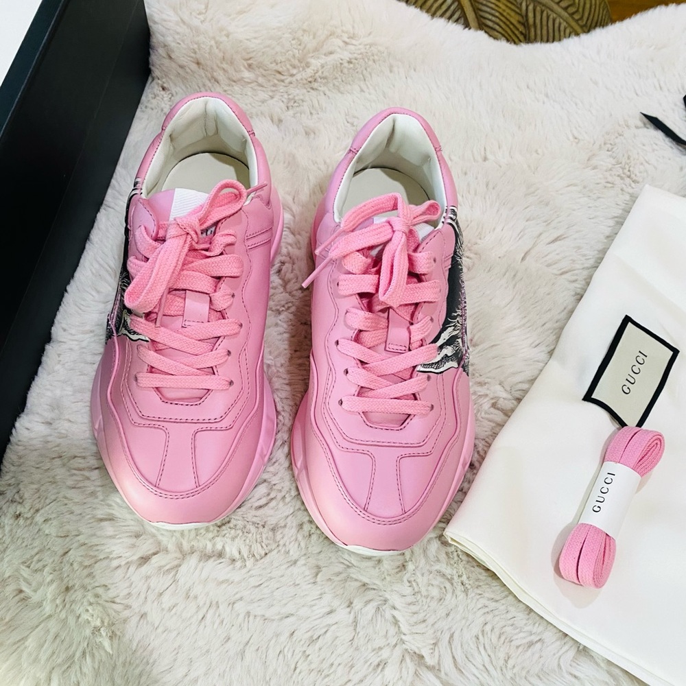 New Authentic Gucci Rhyton cat sneaker